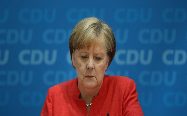 Merkel Holds Press Conference Over Migrants Policy Disagreement
