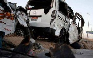 تصادف اتوبوس در مصر ۲۰ کشته بر جا گذاشت