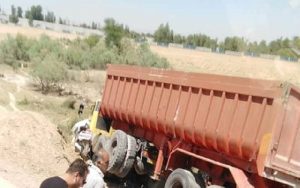 تصادف تریلر با پژو در جاده گتوند - دزفول چهار کشته برجا گذاشت