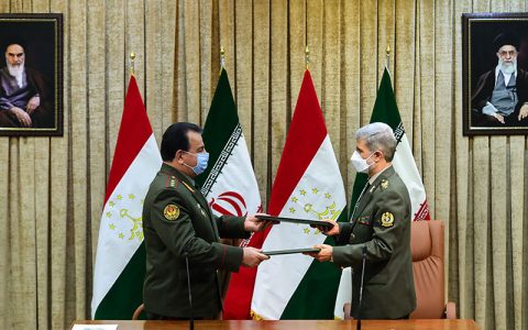 دومین دوره مذاکرات دو جانبه میان وزرای دفاع ایران و جمهوری تاجیکستان