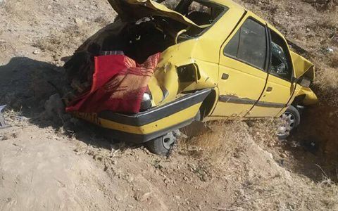واژگونی پژو ۴۰۵ در زرند سه کشته بر جا گذاشت