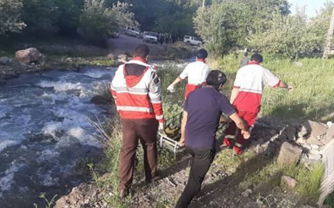 پیکر زن غرق شده در رودخانه اناده الموت کشف شد