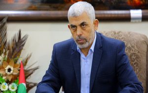 The-picture-of-Sinwar-sitting-on-his-desk-stops-the-Hebrew-media
