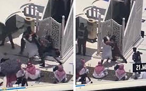 بازداشت یک فرد مهاجم در مسجد الحرام
