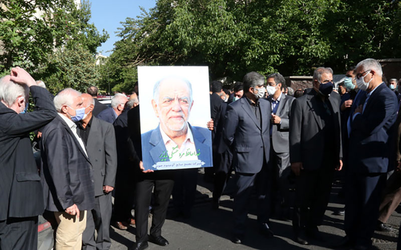 مراسم تشییع مرحوم «اکبر ترکان»