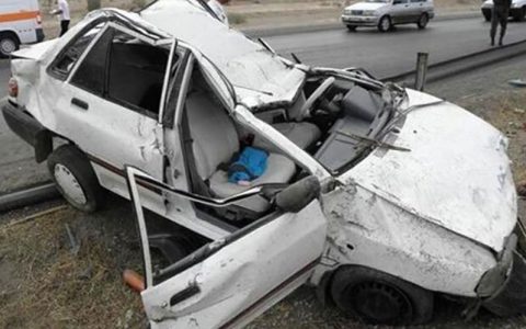 یک کشته در سانحه رانندگی اتوبان ساوه - تهران