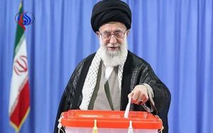 رهبر معظم انقلاب رای خود را به صندوق انداختند +ویدیو