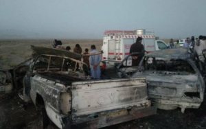 حادثه دلخراش در جاده سراوان به خاش (5)