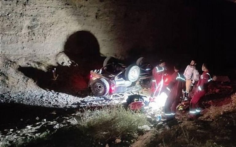 سقوط مرگبار پاترول به دره در سعادت‌آباد