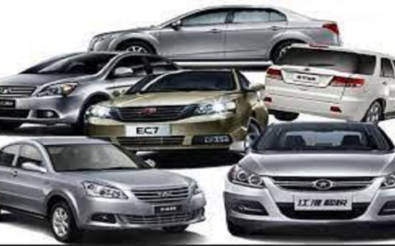 قیمت خودروهای چینی