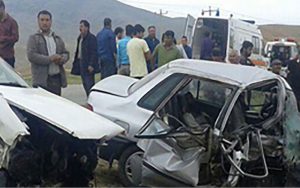 مرگ 5 عضو خانواده در تصادف