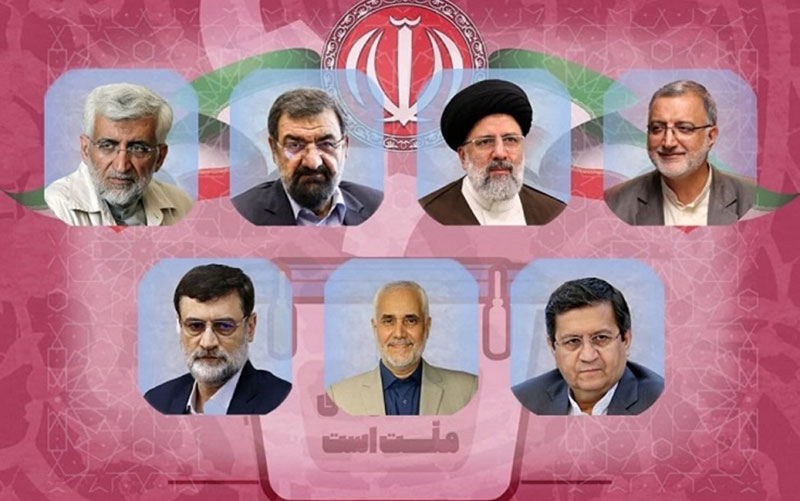 هفت نامزد انتخابات ریاست جمهوری چه کسی را رقیب اصلی خود می‌دانند؟