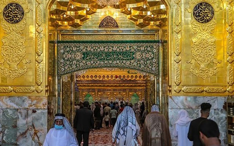 ورودی‌ها به سمت ضریح حرم حضرت عباس (ع) تکمیل شد