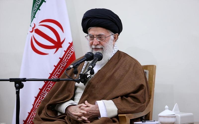رهبر ایران و اعتراضات آب 