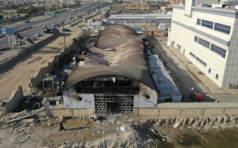 آتش‌سوزی بیمارستان امام حسین(ع) - عراق