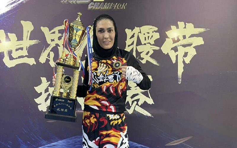 الهه منصوریان: اطلاعی از مسابقه‌ام در سازمان WBK نداشتم