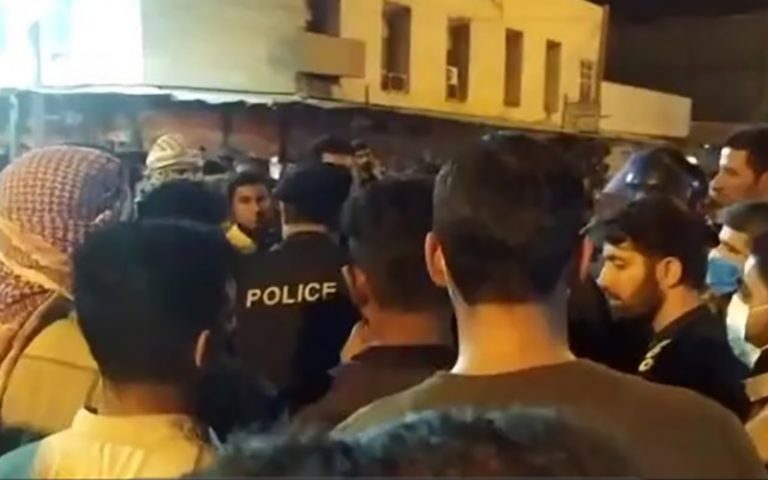تجمع اعتراض به بی آبی در ایذه خوزستان
