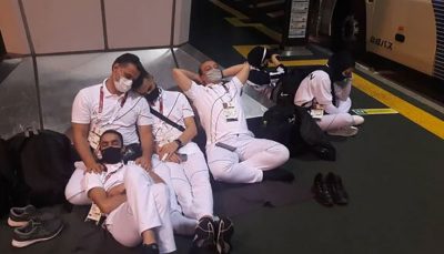 خستگی و گرسنگی کاروان ایران در فرودگاه توکیو بر اثر بی نظمی عجیب ژاپنی ها