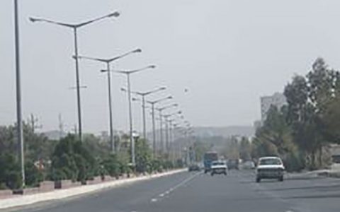وزش باد و خیزش گرد و خاک در تهران