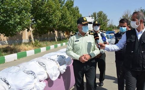 کشف یک تن و ۷۵۰کیلوگرم موادمخدر در غرب تهران