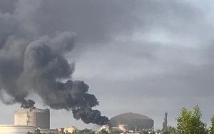 آتش سوزی در پتروشیمی خارک