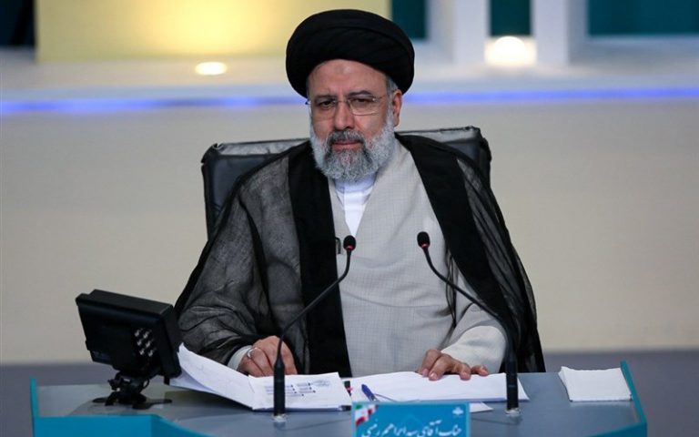آیت‌الله رئیسی در مراسم تنفی