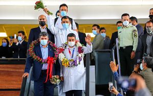 استقبال از قهرمان المپیک «جواد فروغی»