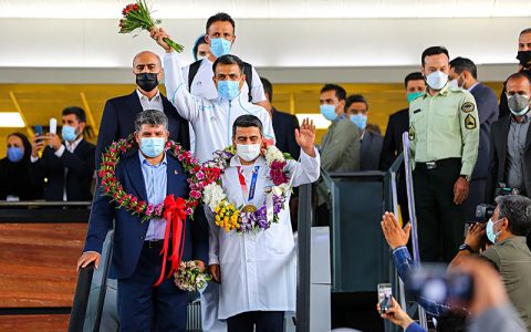 استقبال از قهرمان المپیک «جواد فروغی»