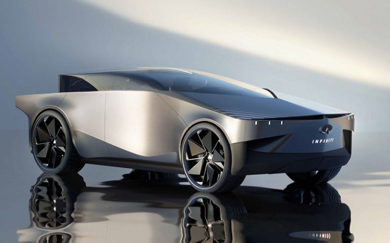 اینفینیتی QX90 مدل 2028؛ کپی جالبی از سایبرتراک کمپانی تسلا