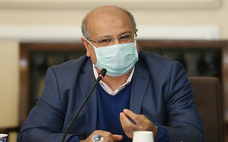 زالی از بستری شدن روزانه ۲ هزار بیمار جدید در تهران خبرداد