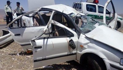تصادف مرگبار ۳ خودرو در کرمان