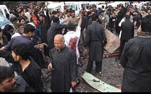 حمله تروریستی به عزاداران حسین (ع) در پاکستان