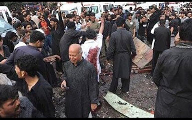 حمله تروریستی به عزاداران حسین (ع) در پاکستان