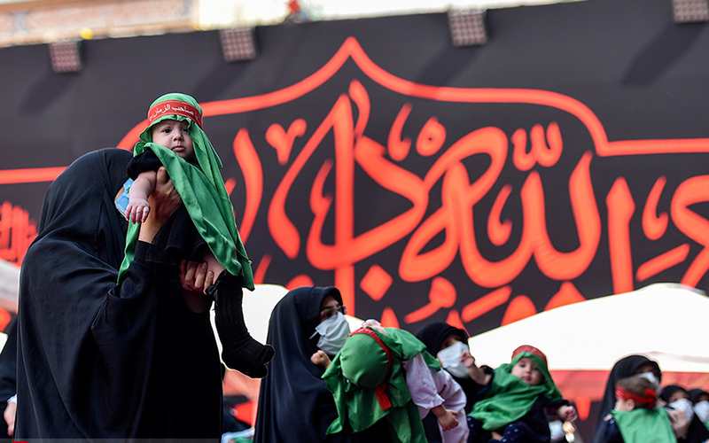 مراسم شیرخوارگان حسینی در امامزاده صالح (ع)