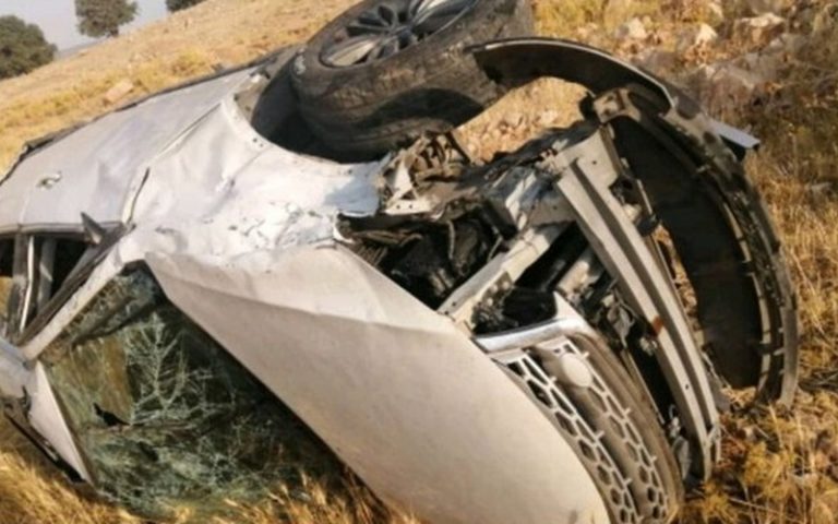 سقوط خودرو به پرتگاه