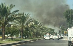 وقوع آتش‌سوزی در دانشگاه بغداد