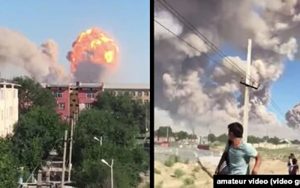 ۱۰ انفجار در انبار مهمات قزاقستان با ۹۰ زخمی و پنج کشته