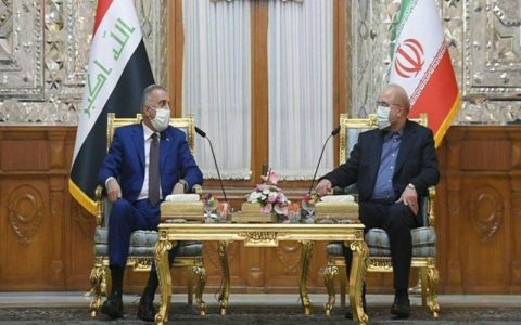 دیدار و گفتگوی قالیباف با مصطفی الکاظمی 1 دیدار و گفتگوی قالیباف با مصطفی الکاظمی