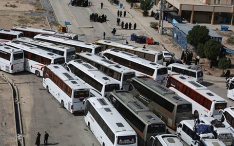 آخرین وضعیت بازگشت زوار اربعین از دو پایانه مرزی مهران و شلمچه 1 آخرین وضعیت بازگشت زوار اربعین از دو پایانه مرزی مهران و شلمچه