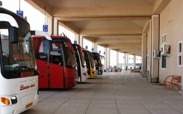 استقرار۶۰۰ دستگاه اتوبوس برای بازگشت زائران اربعین از مرزهای زمینی
