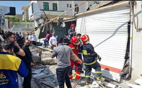 انفجار در بازارچه شهرداری نظرآباد