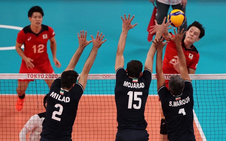 اولین پیروزی والیبال ایران در قهرمانی آسیا