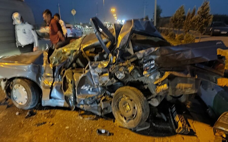 تصادف وحشتناک در جاده ورامین و نجات معجزه‌آسای سرنشینان