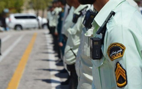 تماس با پلیس در قم به شیوه هالیوود
