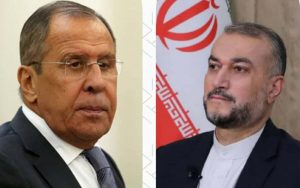 دیدار امیرعبداللهیان با لاوروف در حاشیه اجلاس شانگهای