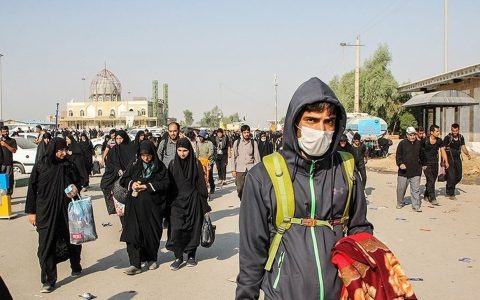 ورود 23 هزار زائر اربعین از مرز مهران 1 مرز مهران