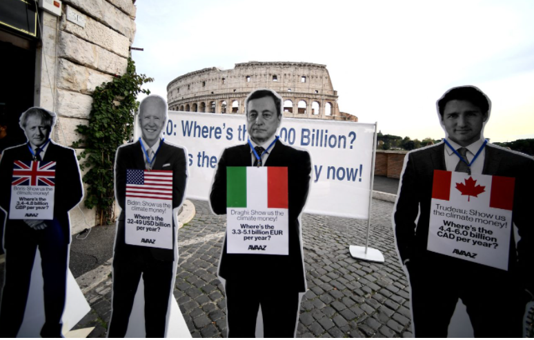 ‮ایتالیا؛ تظاهرات گسترده در آستانه نشست سران گروه 02 /عکس