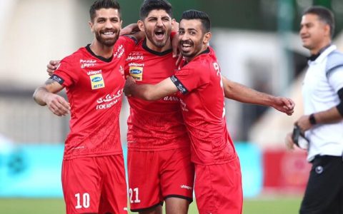 پرسپولیس دو بر یک نساجی را شکست داد 1 پرسپولیس دو بر یک نساجی را شکست داد