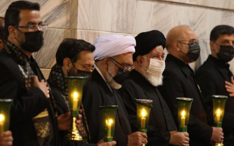 آیین سنتی خطبه خوانی در حرم مطهر رضوی