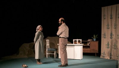 اجرای تئاتر "تکه‌های سنگین سرب" در تبریز